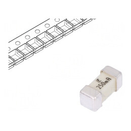 Siguranță Ultra-Rapidă 250mA SMD 125V | Electronic-mag.ro | Componente Electronice