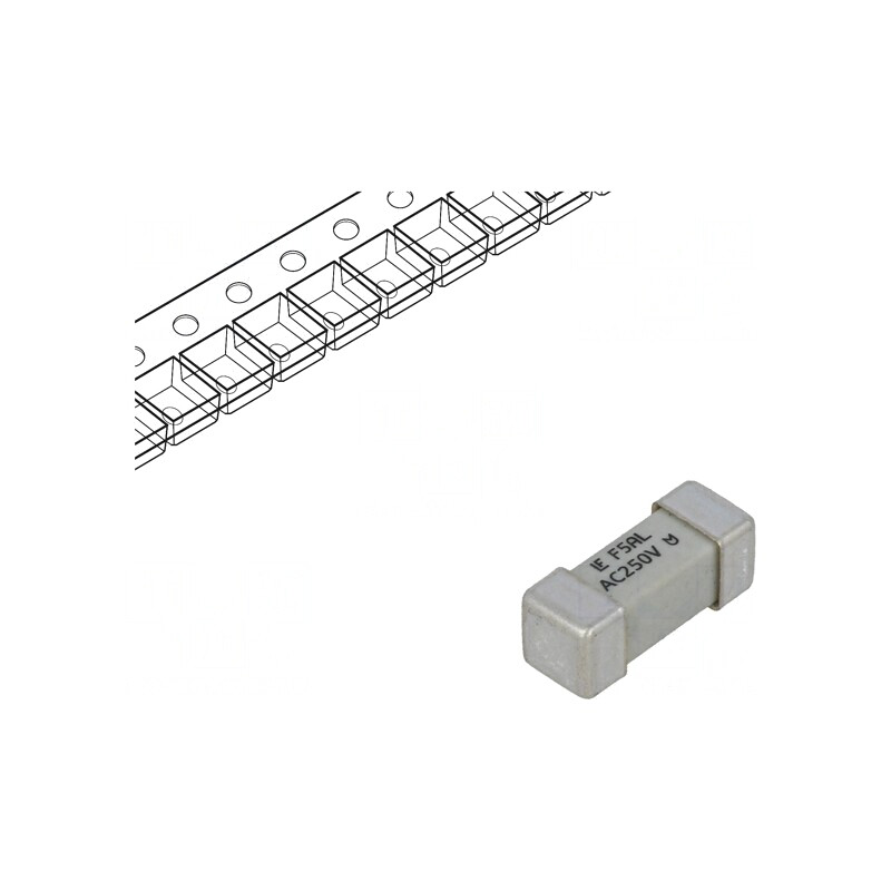 Siguranță Ardere Rapidă 5A 250V SMD | Electronic-mag.ro | Componente Electronice