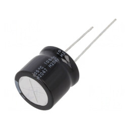Condensator Electrolitic Low ESR THT 470uF 50V Ø16x15mm | Electronic-mag.ro | Componente Electronice