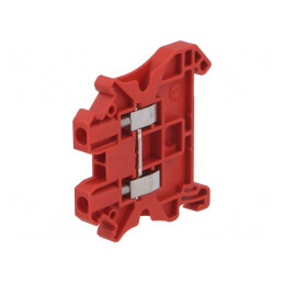 Conector de Șine 0,14-4mm² 1kV Roșu 2 Borne | Electronic-mag.ro | Componente Electronice