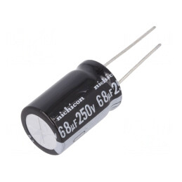 Condensator Electrolitic THT 68uF 250V 16x25mm | Electronic-mag.ro | Componente Electronice