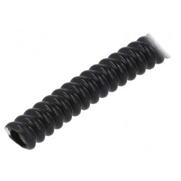 Tub Protecție PVC Negru 8mm 30m | Electronic-mag.ro | Componente Electronice