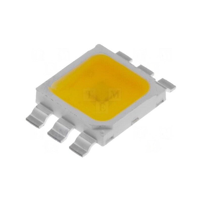 LED Alb Cald 1W 80-90lm 120° 5x5mm | Electronic-mag.ro | Componente Electronice