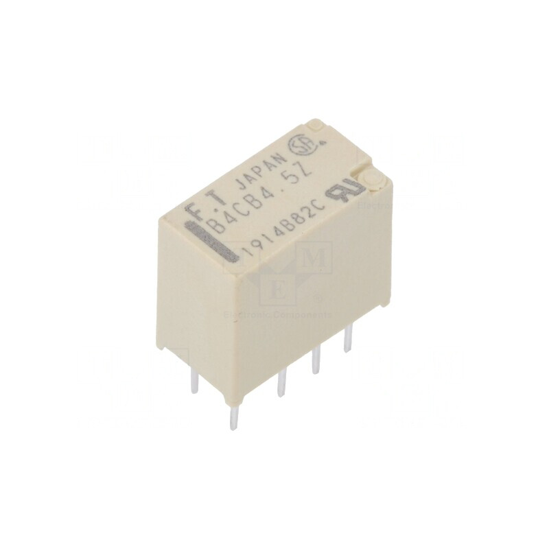 Releu Electromagnetic DPDT 4,5VDC 2A 0,3A/125VAC | Electronic-mag.ro | Componente Electronice