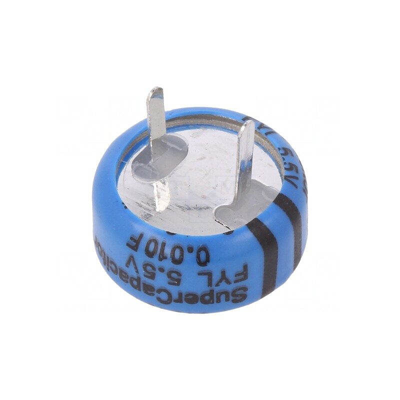 Supercondensator THT 0,01F 5,5V 5,08mm 300Ω | Electronic-mag.ro | Componente Electronice