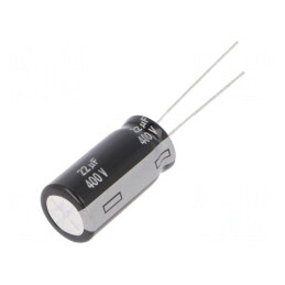 Condensator electrolitic THT 22uF 400V 12.5x25mm | Electronic-mag.ro | Componente Electronice