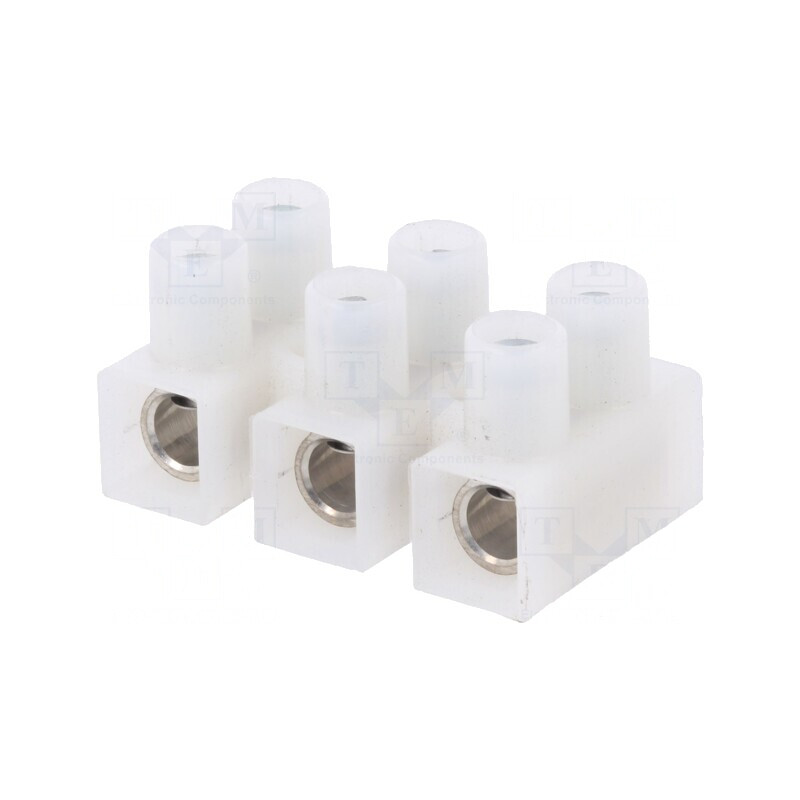 Regletă de Conexiuni cu Șurub 6-10mm2 450V 3 Piste | Electronic-mag.ro | Componente Electronice Regletă de Conexiuni cu Șurub 6-10mm2 450V 3 Piste | Electronic-mag.ro | Componente Electronice