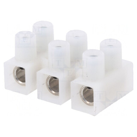 Regletă de Conexiuni cu Șurub 6-10mm2 450V 3 Piste | Electronic-mag.ro | Componente Electronice