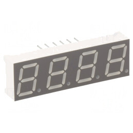 Afișaj LED 7 Segmente 10mm 4 Digiti Roșu | Electronic-mag.ro | Componente Electronice