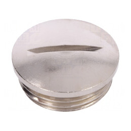 Capac de Protecție M20 IP54 Nichel Alamă | Electronic-mag.ro | Componente Electronice