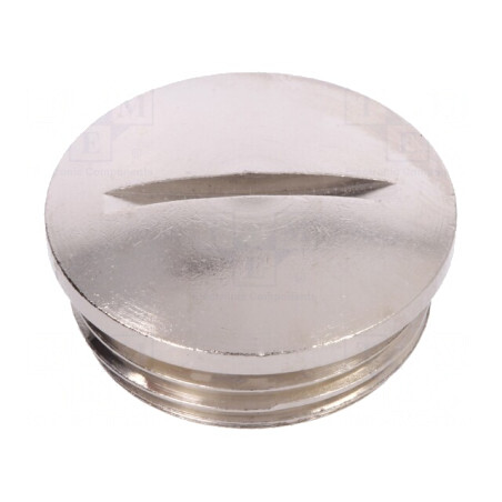 Capac de Protecție M20 IP54 Nichel Alamă | Electronic-mag.ro | Componente Electronice