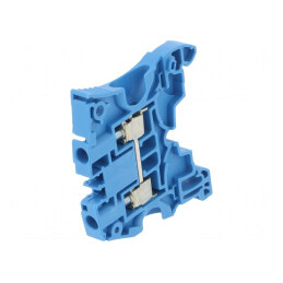 Conector de Șine Albastru 0,2-6mm2 2 Borne SNK | Electronic-mag.ro | Componente Electronice