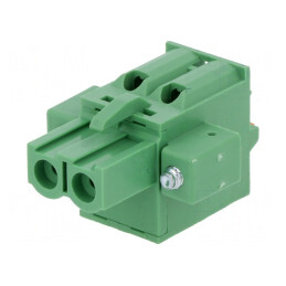 Regletă de Conexiuni Deconectabilă 5.08mm 2 Piste Drept Mufă | Electronic-mag.ro | Componente Electronice