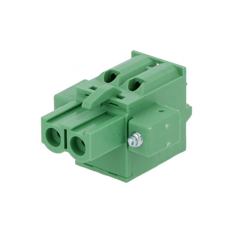 Regletă de Conexiuni Deconectabilă 5.08mm 2 Piste Drept Mufă | Electronic-mag.ro | Componente Electronice