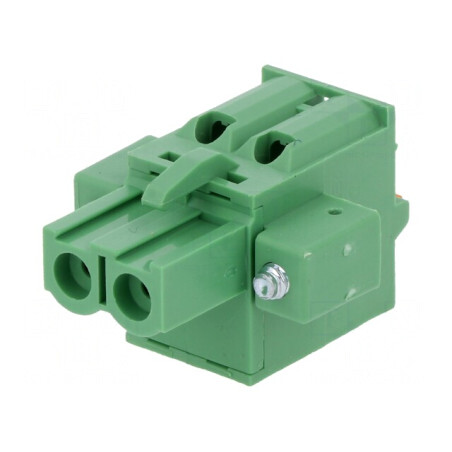 Regletă de Conexiuni Deconectabilă 5.08mm 2 Piste Drept Mufă | Electronic-mag.ro | Componente Electronice