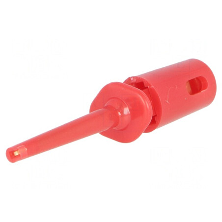 Clips de măsurare roșu 0,3A 60VDC 40mm | Electronic-mag.ro | Componente Electronice