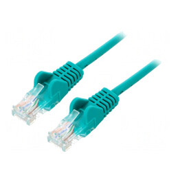 Patch cord U/UTP Cat5e PVC Verde 1m | Electronic-mag.ro | Componente Electronice