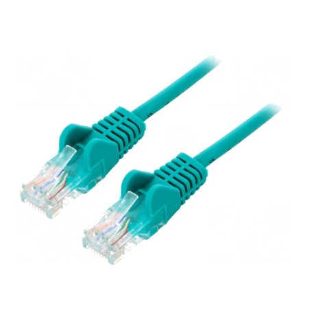 Patch cord U/UTP Cat5e PVC Verde 1m | Electronic-mag.ro | Componente Electronice