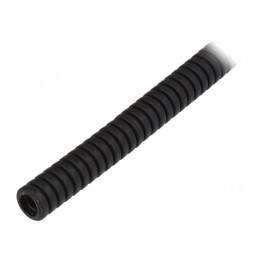 Tub de protecție poliamidă neagră 10mm 20-90°C | Electronic-mag.ro | Componente Electronice