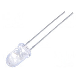 LED Verde 5mm 27000-59000mcd 15° Convex | Electronic-mag.ro | Componente Electronice