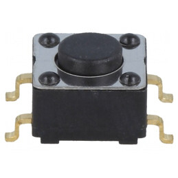 Microîntrerupător TACT SPST 6,2x6,2x4,4mm | Electronic-mag.ro | Componente Electronice