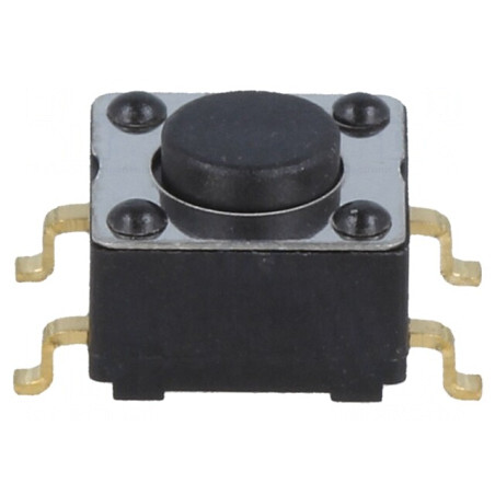 Microîntrerupător TACT SPST 6,2x6,2x4,4mm | Electronic-mag.ro | Componente Electronice