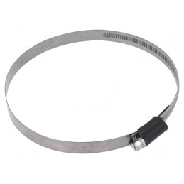 Colier cu șurub de strângere 9mm 104-138mm oțel | Electronic-mag.ro | Componente Electronice