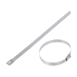Colier de Strângere din Oțel Inoxidabil 201mm x 7,9mm | Electronic-mag.ro | Componente Electronice