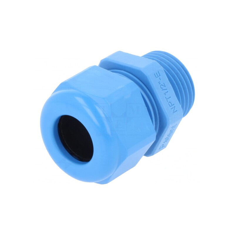 Garnitură de etanșare albastră IP68 NPT1/2 Poliamidă | Electronic-mag.ro | Componente Electronice