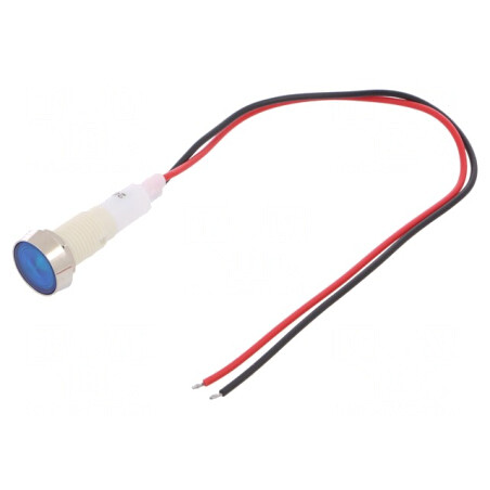 Lampă LED Albastră 24V Ø10mm | Electronic-mag.ro | Componente Electronice