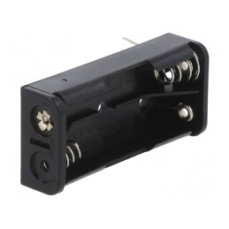 Suport Baterii AAA pentru PCB, 2 Sloturi | Electronic-mag.ro | Componente Electronice