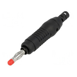 Mufă Banană 4mm 32A Neagră | Electronic-mag.ro | Componente Electronice