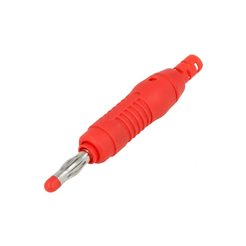 Mufă Banană 4mm Roșie 32A 60VDC | Electronic-mag.ro | Componente Electronice