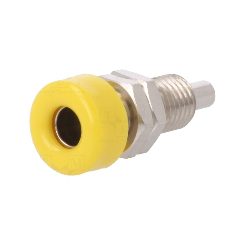 Soclu Banană 4mm 32A Galben Nichelat | Electronic-mag.ro | Componente Electronice Soclu Banană 4mm 32A Galben Nichelat | Electronic-mag.ro | Componente Electronice