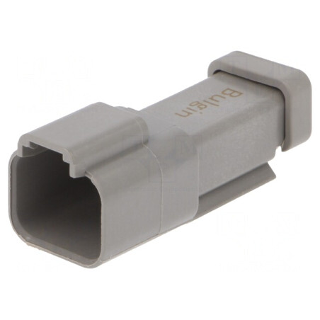 Conector cablu-cablu PX0 tată 2 pini gri IP68 | Electronic-mag.ro | Componente Electronice