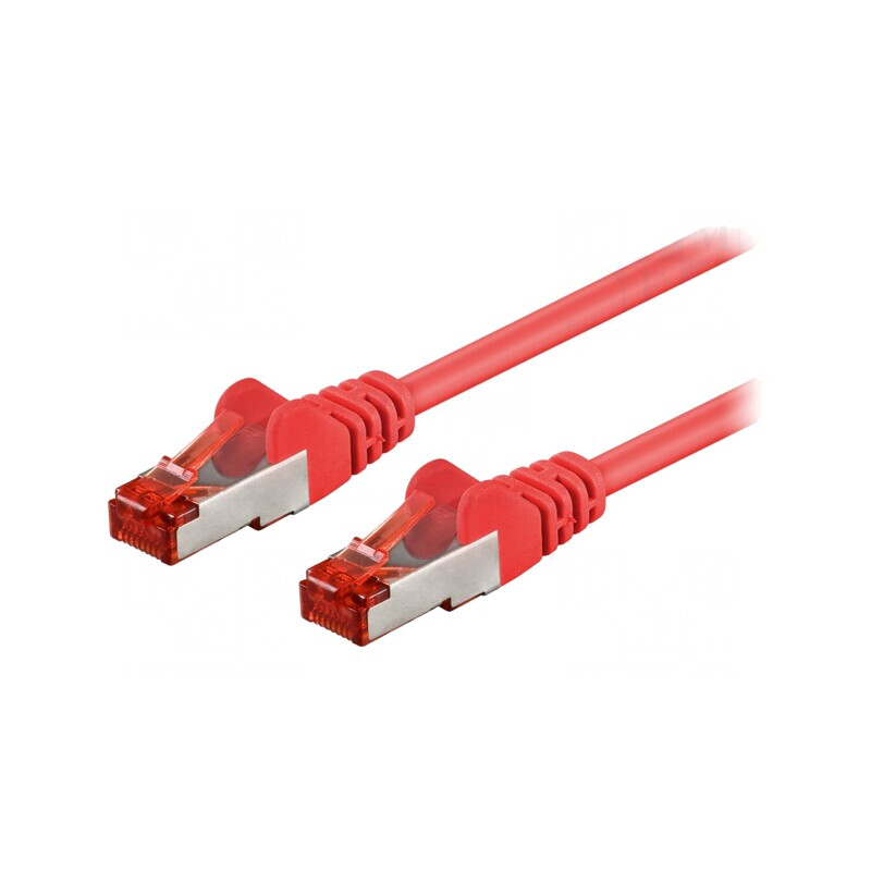 Patch Cord S/FTP Cat6 PVC Roșu 0.25m | Electronic-mag.ro | Componente Electronice Patch Cord S/FTP Cat6 PVC Roșu 0.25m | Electronic-mag.ro | Componente Electronice