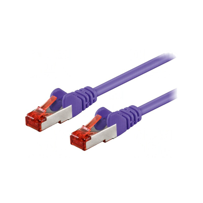 Patch Cord S/FTP Cat6 Violet 0.25m | Electronic-mag.ro | Componente Electronice Patch Cord S/FTP Cat6 Violet 0.25m | Electronic-mag.ro | Componente Electronice