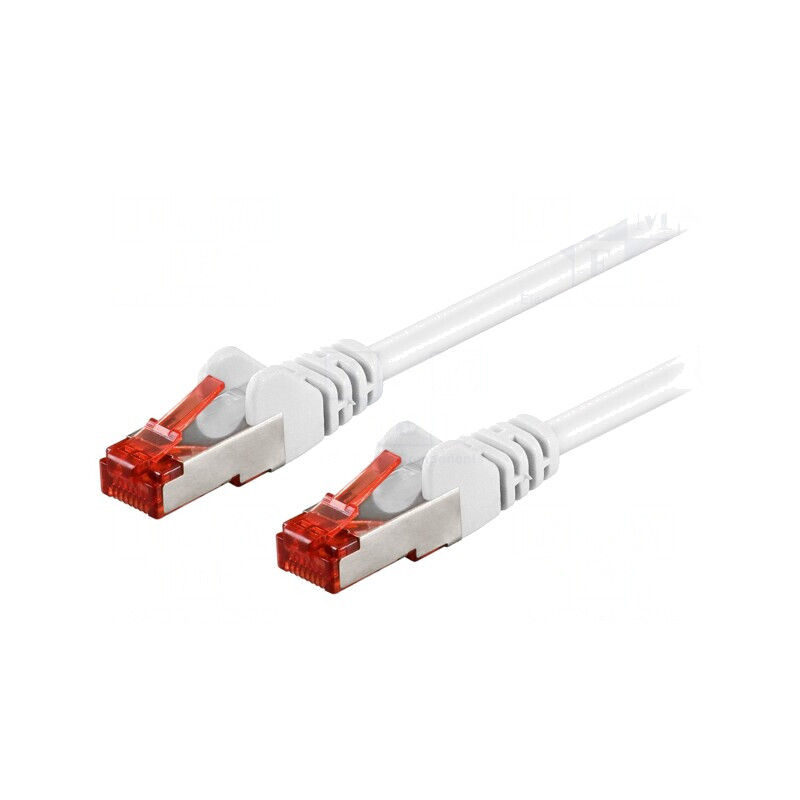 Patch Cord S/FTP Cat6 Alb 0.25m | Electronic-mag.ro | Componente Electronice Patch Cord S/FTP Cat6 Alb 0.25m | Electronic-mag.ro | Componente Electronice