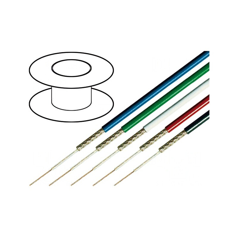 Cablu Coaxial RGB75 Litat Verde 100m 2.8mm | Electronic-mag.ro | Componente Electronice