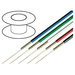 Cablu Coaxial RGB75 Alb 100m 2.8mm