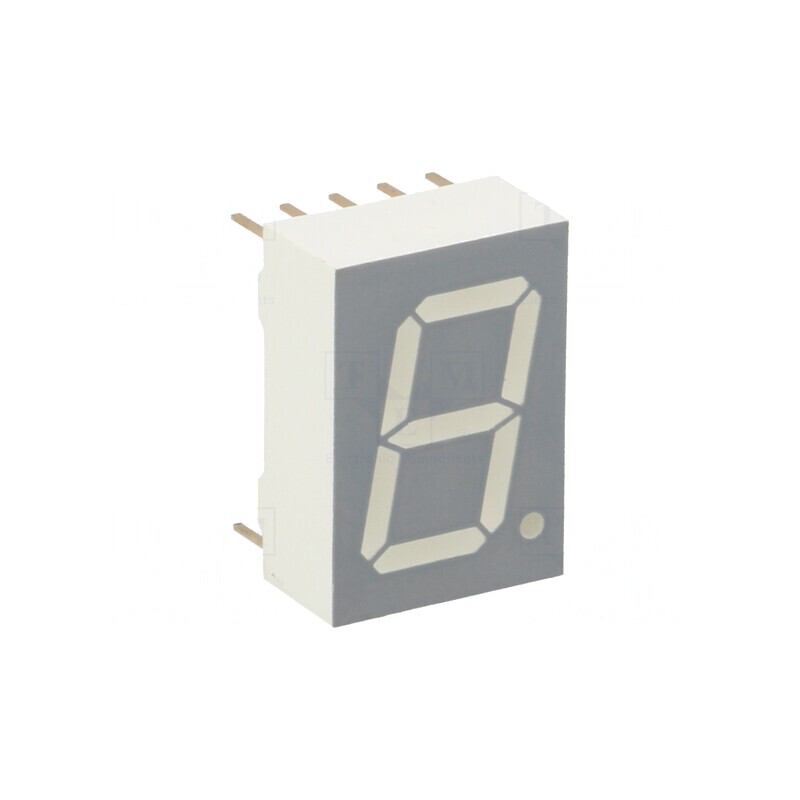 Afișaj LED 7 Segmente 13mm Verde | Electronic-mag.ro | Componente Electronice