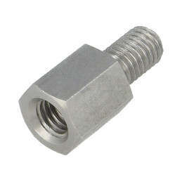 Piuliță Distanțieră Filetată 15mm M8 | Electronic-mag.ro | Componente Electronice