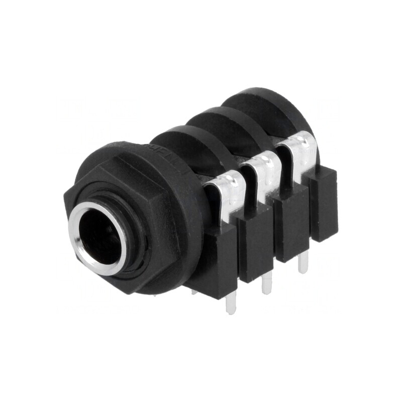 Soclu Jack Stereo 6.3mm cu Întrerupător Dublu | Electronic-mag.ro | Componente Electronice