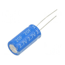Supercondensator 20F 2.7V 12.5x25mm | Electronic-mag.ro | Componente Electronice