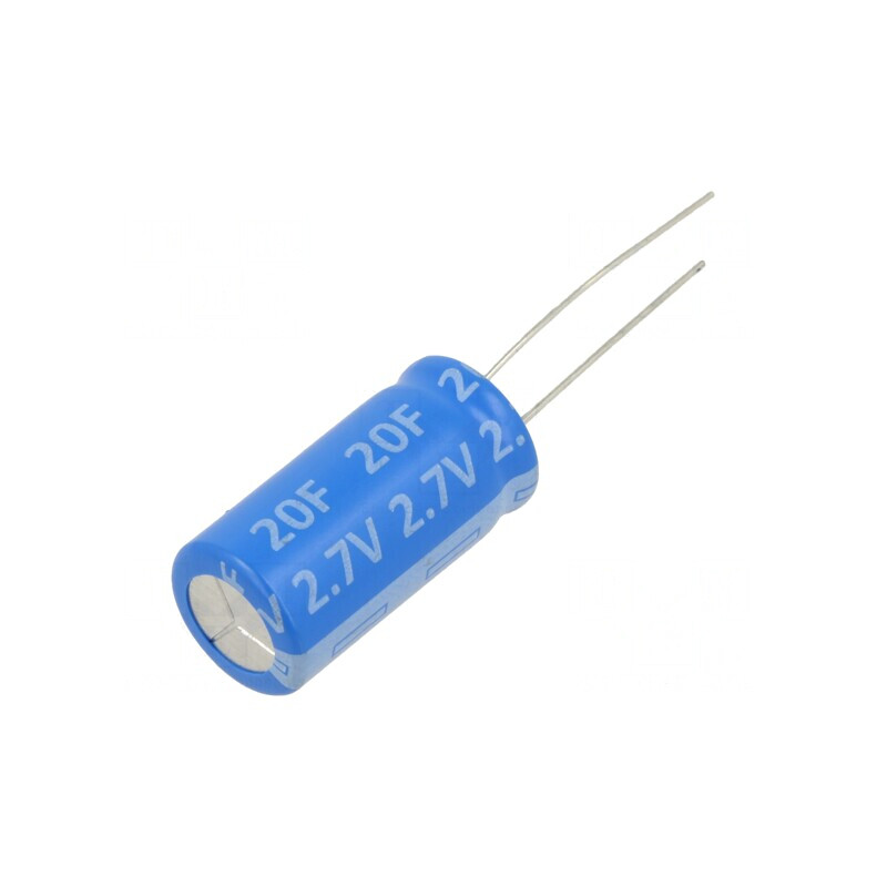 Supercondensator 20F 2.7V 12.5x25mm | Electronic-mag.ro | Componente Electronice
