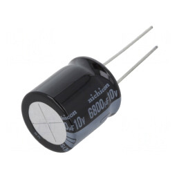 Condensator Electrolitic THT 6800uF 10V 18x20mm ±20% | Electronic-mag.ro | Componente Electronice