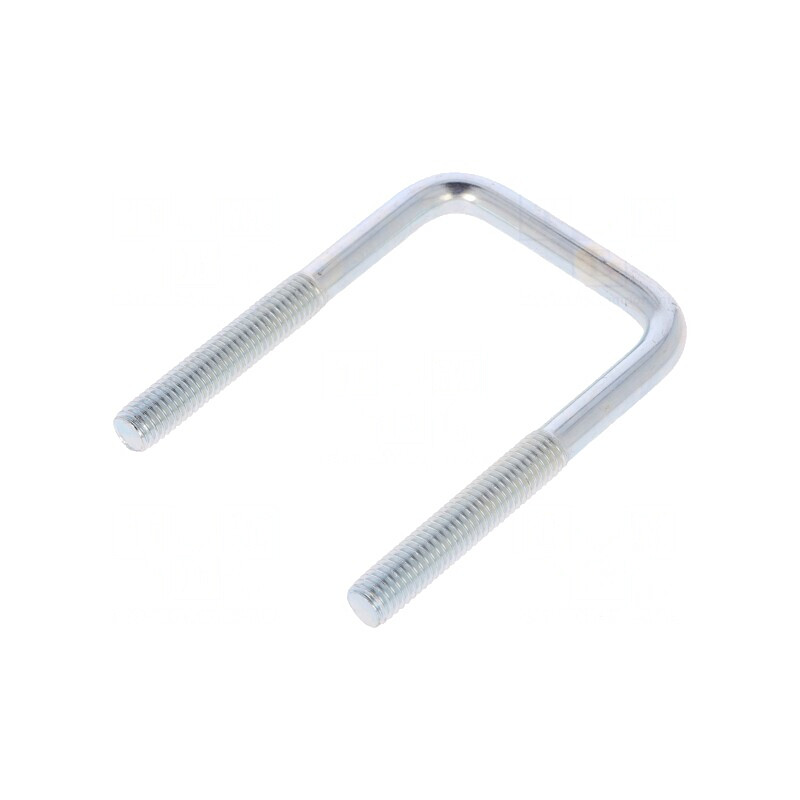 Bridă U oțel zinc filet 41mm lățime 43mm | Electronic-mag.ro | Componente Electronice