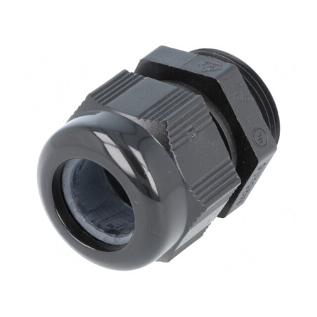 Garnitură etanșare poliamidă neagră M25 IP68 | Electronic-mag.ro | Componente Electronice