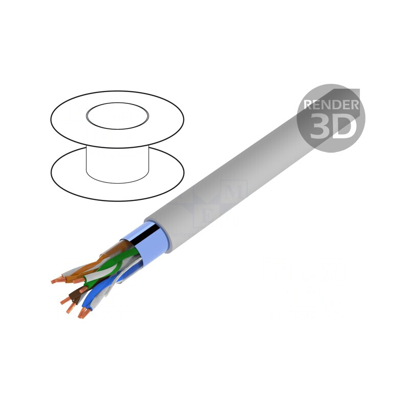 Cablu LAN F/UTP UNITRONIC 5e 24AWG PVC Gri | Electronic-mag.ro | Componente Electronice Cablu LAN F/UTP UNITRONIC 5e 24AWG PVC Gri | Electronic-mag.ro | Componente Electronice