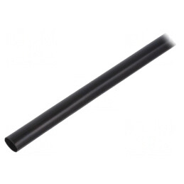 Manșon termocontractabil 8mm 1m Negru | Electronic-mag.ro | Componente Electronice
